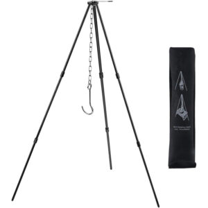 شواؤك أينما كنت: حامل الشواء الثلاثي المحمول للمغامرين