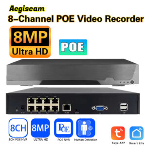 أمانك الذكي بوضوح 4K: مسجل POE الشامل لراحة بالك