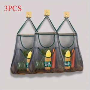 ثلاثي التنظيم والنضارة: أكياس شبكية معلقة لكل منزل!