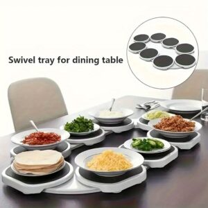 وداعًا للفوضى، أهلاً بالأناقة والسهولة! صينية التقديم الدوارة المتوسعة 360°