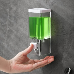 وداعاً للفوضى، أهلاً بالأناقة: موزع الصابون والشامبو الجداري بدون حفر!