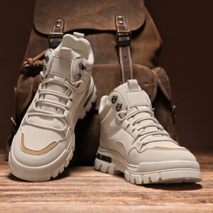 حذاء الكاحل الرجالي الفائق: قوة، راحة، وأناقة لا تتزعزع!