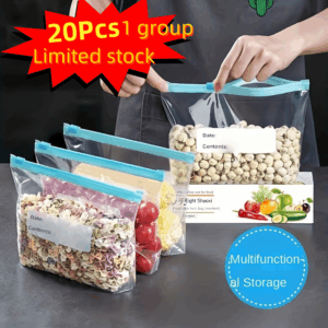 نضارة تدوم، تنظيم يتألق: أكياس حفظ الطعام الثورية!