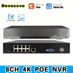 حماية ذكية لا تُضاهى: نظام المراقبة بدقة 4K الفائقة