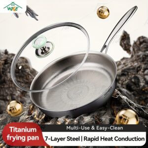 تجربة طهي لا تُضاهى: مقلاة التيتانيوم الخالية من الطلاء!