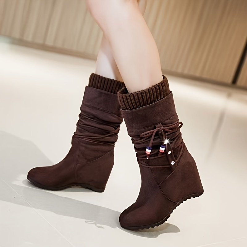 Winter Wedge Boot: Unmatched Warmth, Style, and Comfort! - Image 3