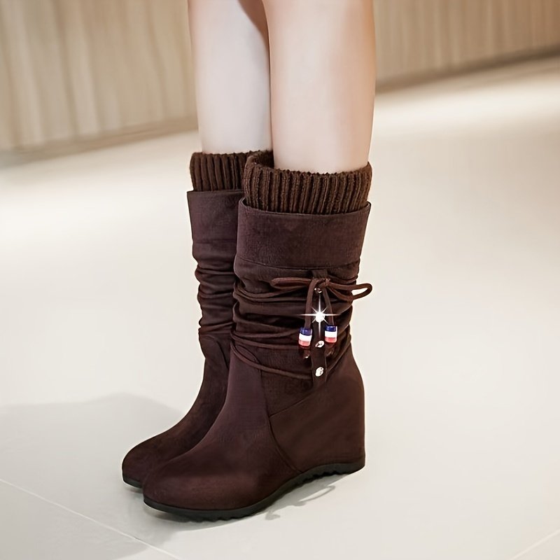 Winter Wedge Boot: Unmatched Warmth, Style, and Comfort!