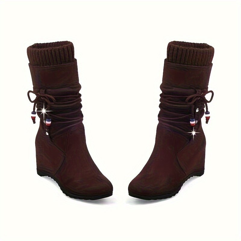 Winter Wedge Boot: Unmatched Warmth, Style, and Comfort! - Image 4