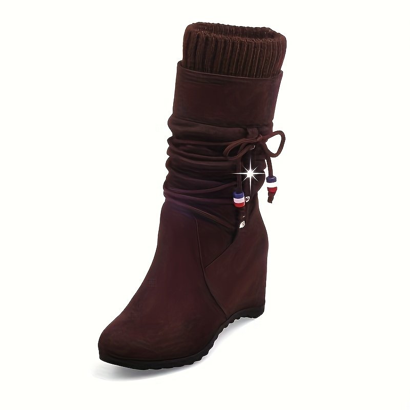 Winter Wedge Boot: Unmatched Warmth, Style, and Comfort! - Image 2