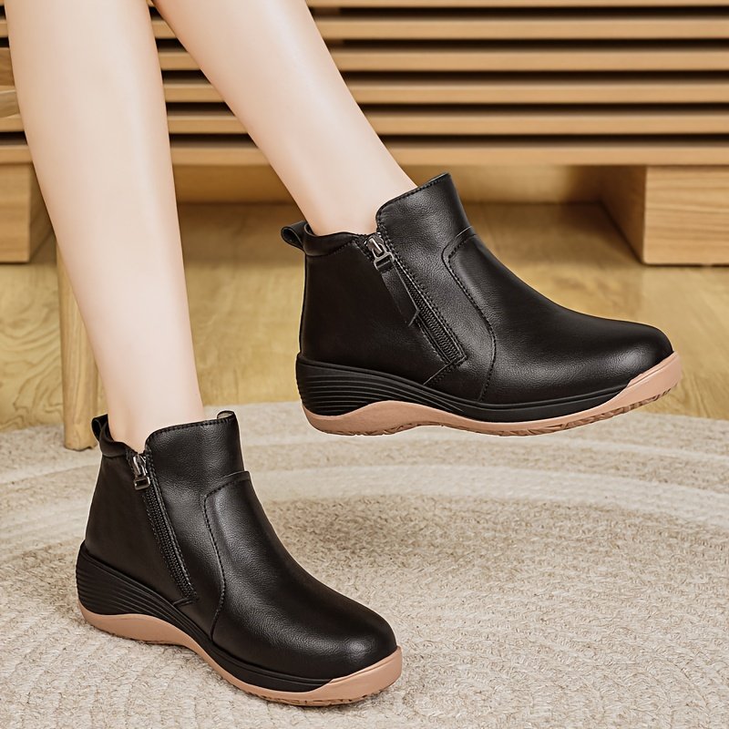 Bold Elegance & Ultimate Comfort: The Platform Ankle Boot for Every Occasion! - Image 9