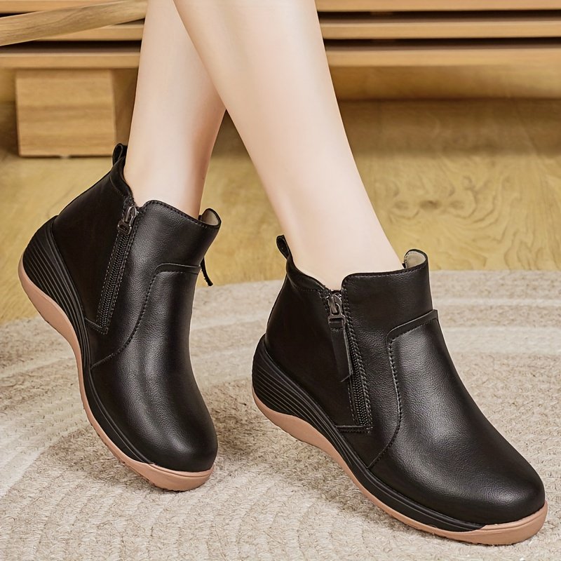 Bold Elegance & Ultimate Comfort: The Platform Ankle Boot for Every Occasion! - Image 6