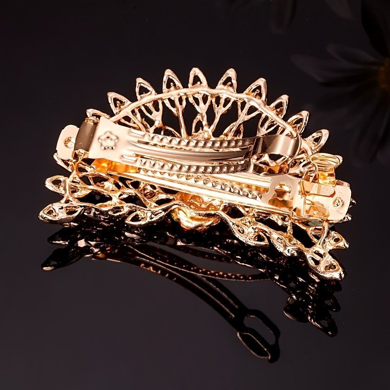 مشبك الطاووس الفاخر: لمسة أناقة تلامس روحكِ! - الصورة 6