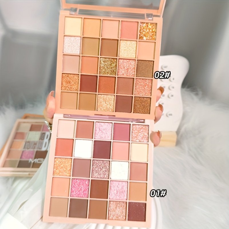 Your Eyes' Radiance Begins Here: MGL 25-Shade Enchanting Eyeshadow Palette! - Image 9