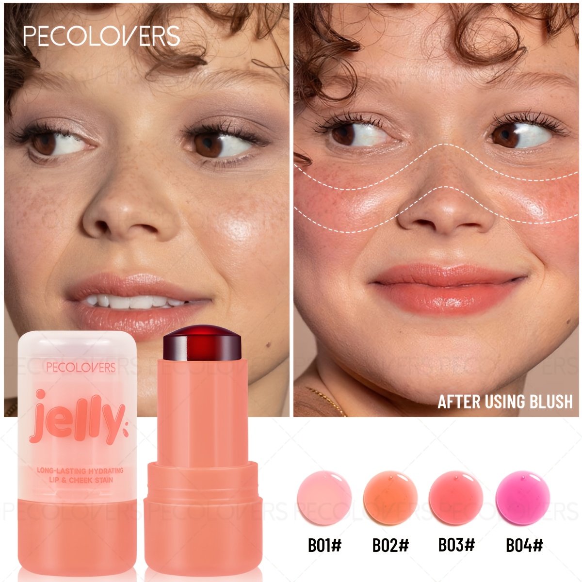 3-in-1 Magic Touch: Waterproof Blush Stick for Unrivaled Radiance - Image 2