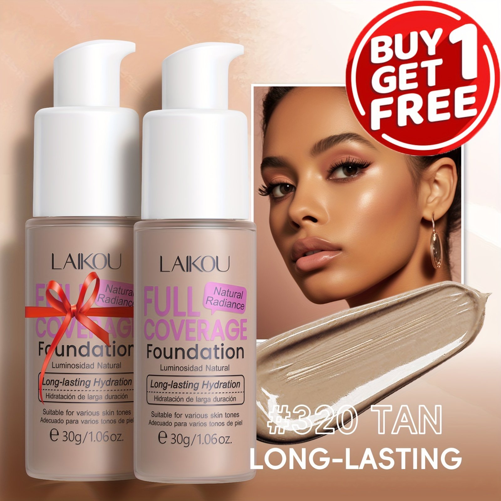LAIKOU Foundation: Complete Coverage, Ultra Hydration, Natural Radiance - Image 13