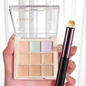Nine-Shade Perfection Palette: The Magical Concealer for Flawless Beauty!