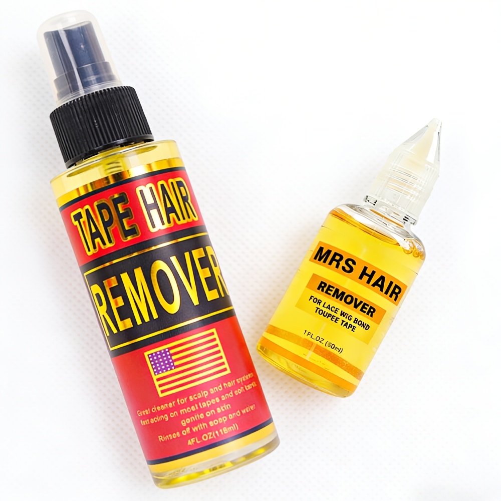 وداعاً لمشقة فك تركيبات الشعر! مزيل الصمغ السحري. - الصورة 4