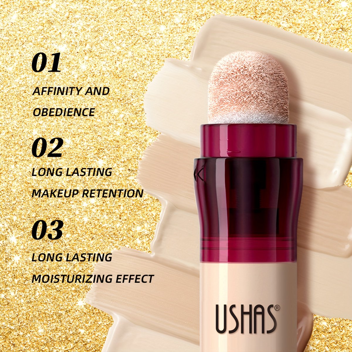 Multi-functional Magic Concealer Stick: Flawless, Long-Lasting & Waterproof Coverage for Concealing, Contouring & Instant Brightening with a Retractable Twist-Up Mechanism. - Image 4