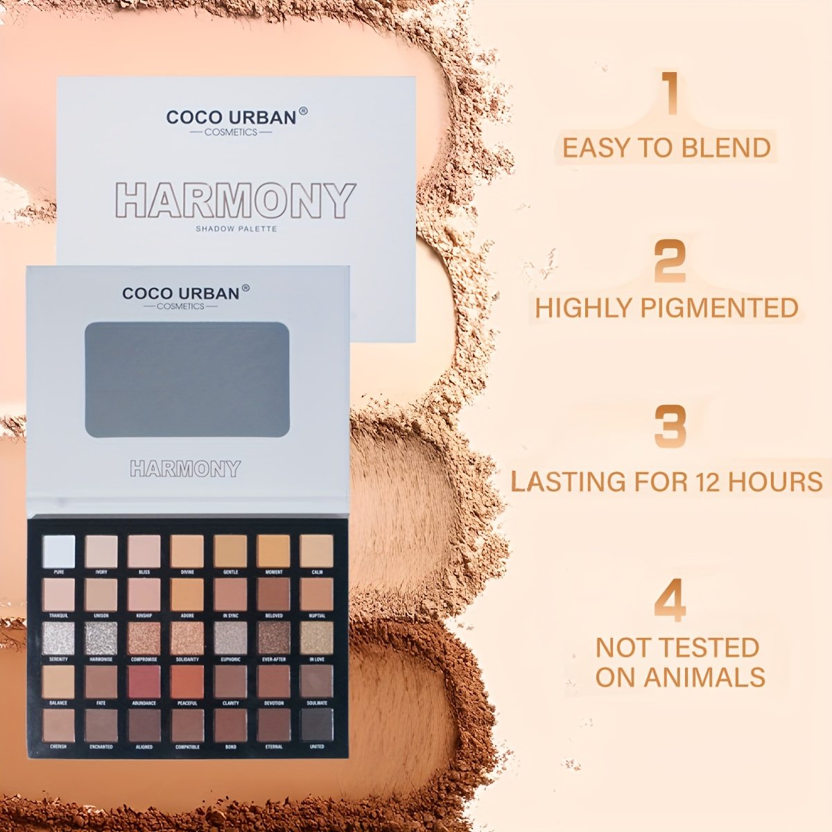 Your Dream Eyeshadow Palette: 35 Earth-Toned Shades for Lasting Radiance & Endless Creativity! - Image 8