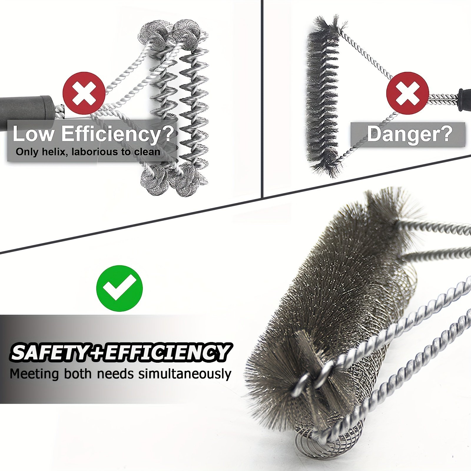 ניקיון הגריל שלך בבטיחות שאין שני לה: מברשת הפלדה נטולת הזיפים! – תמונה 7