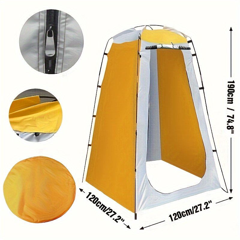 אוהל החלפה ומקלחת נייד: פרטיות וחום בכל מקום שתהיו! – תמונה 9