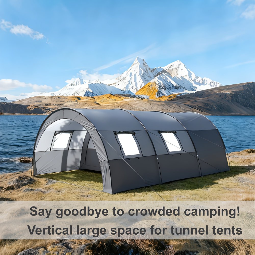 الخيمة العائلية الفسيحة لـ 8 أشخاص: حصنكم المتنقل ضد كل الفصول!