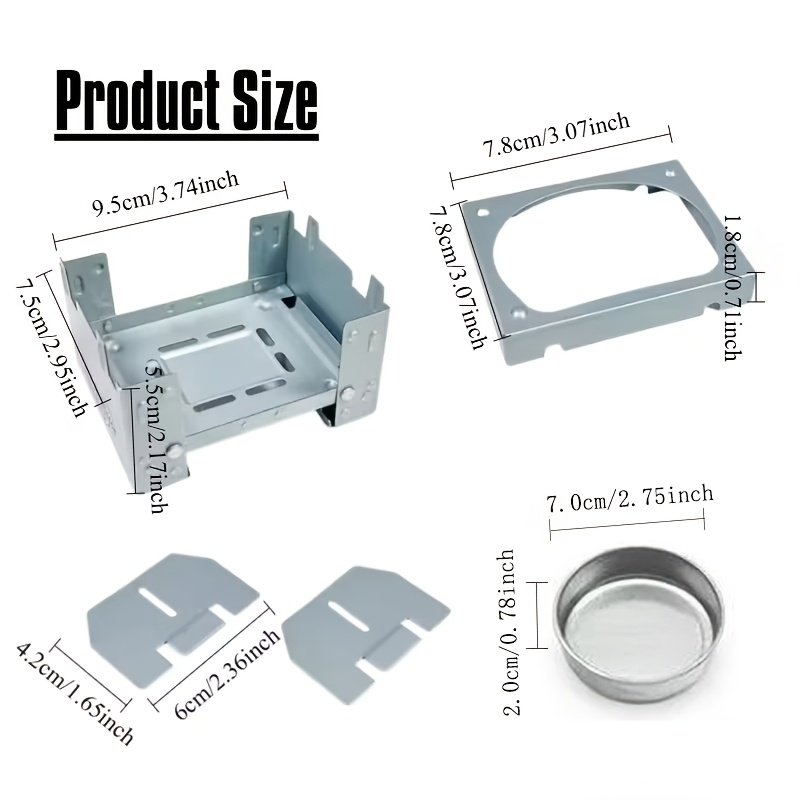 Integrated Camping Stove: Lightweight, Durable, and Perfect for All Your Adventures! - Image 4