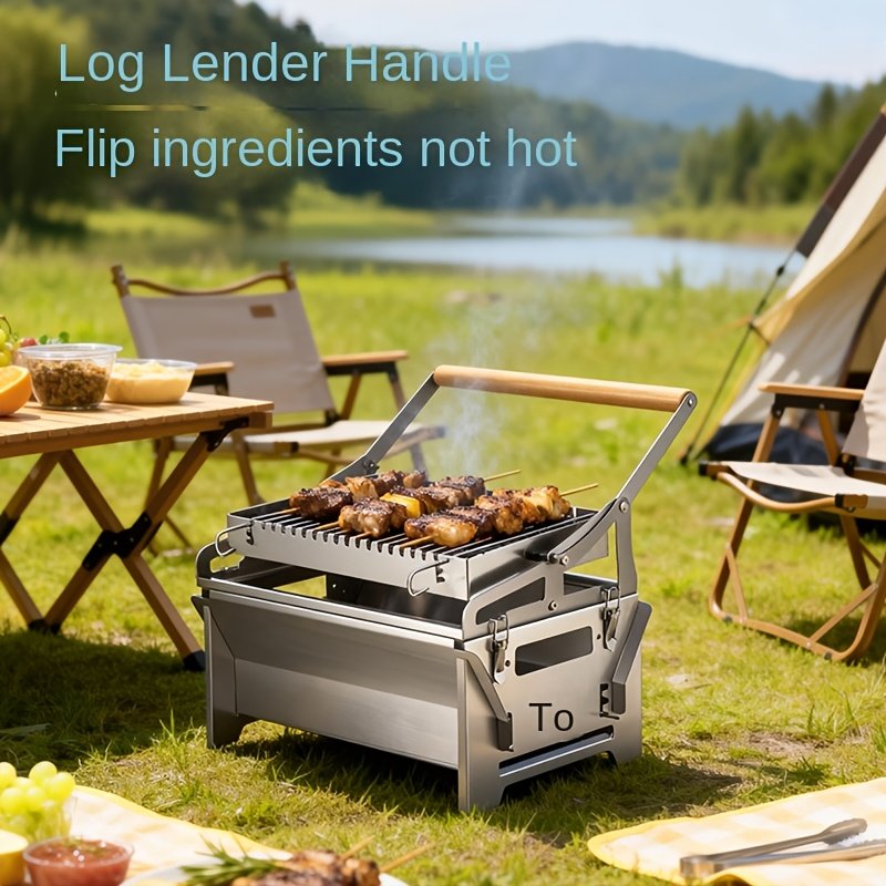 360 Rotating Grill: Authentic Charcoal Flavor Everywhere! - Image 4