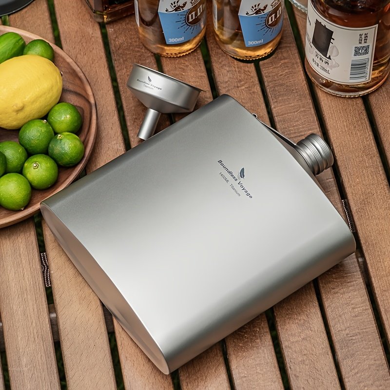 Your Ultimate Adventure Companion: 1.4L Pure Titanium Bottle - Image 7
