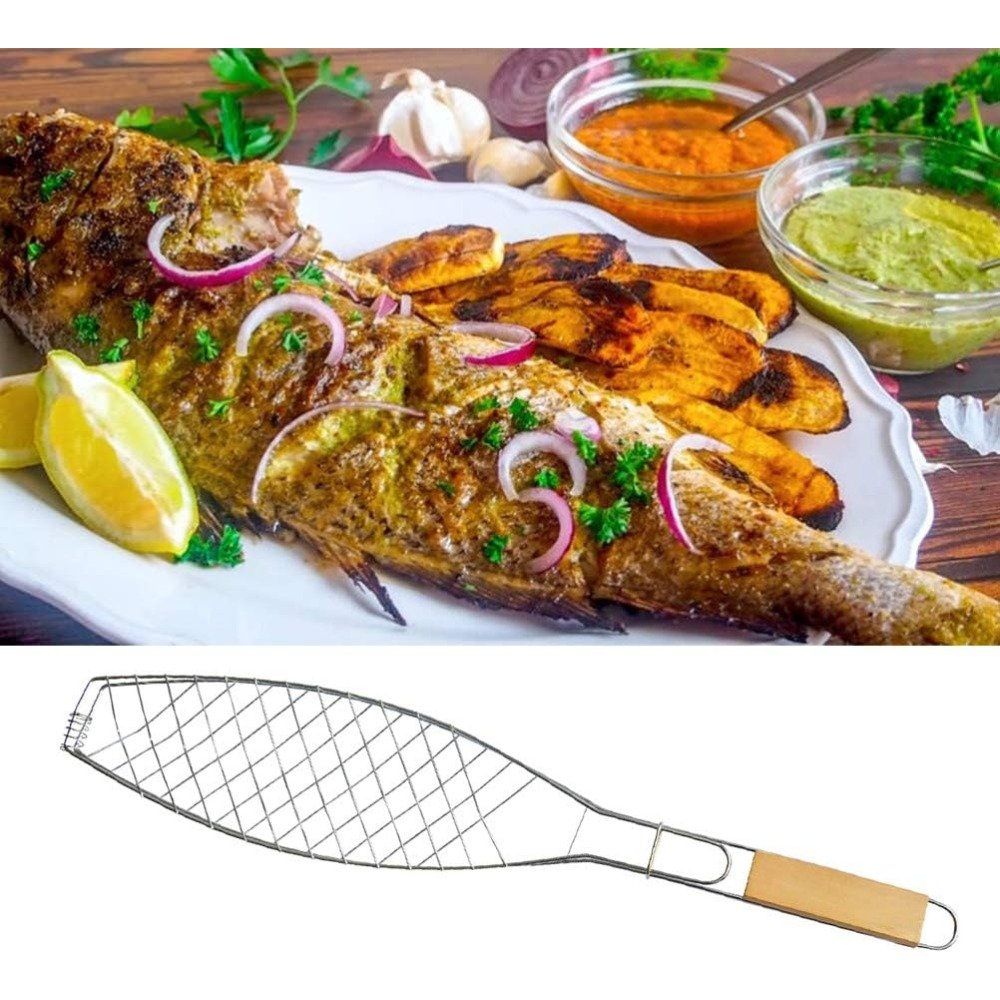 Deluxe Portable Fish Grill: Perfect Seafood Enjoyment Anywhere! - Image 8