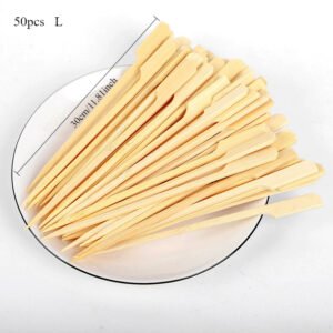 أسياخ الخيزران الطبيعية: لمذاق شواء لا يُقاوم!