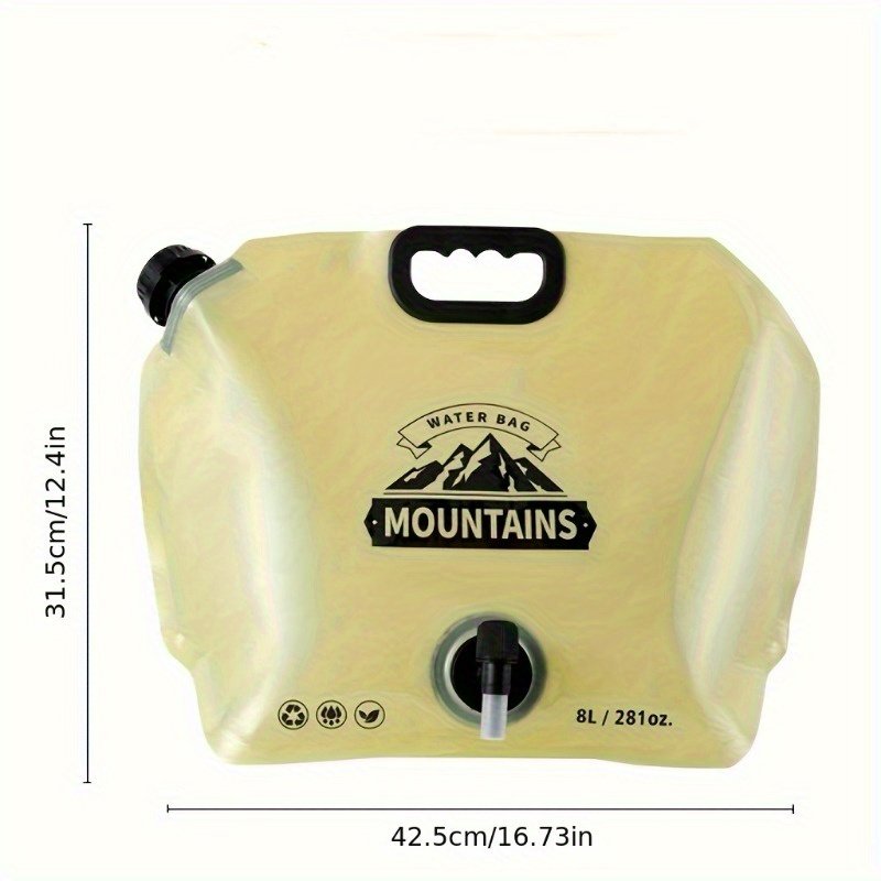 إروِ عطشك في كل مغامرة: خزان الماء المحمول والقابل للطي سعة 8 لتر! - الصورة 2